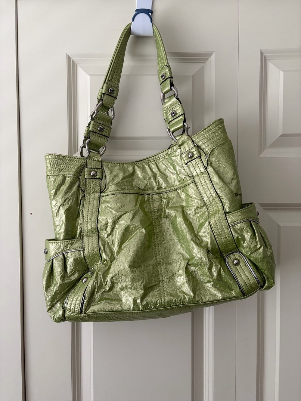 Kathy Van Zeeland Purse Y2K Green - Picture 2 of 12
